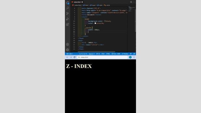 Circle drawing | Html , Css and VS Code short tutorial . смотреть онлайн