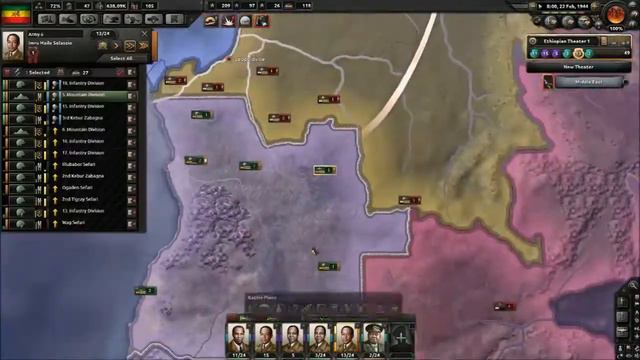 ETHIOPIA Road to '56 Mod Hearts of Iron 4: #4 War смотреть онлайн