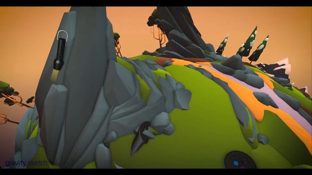 VR TINY PLANET | Made in Gravity Sketch смотреть онлайн