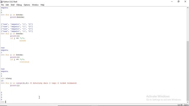 Perulangan Di Python 3.8 PAP4 смотреть онлайн