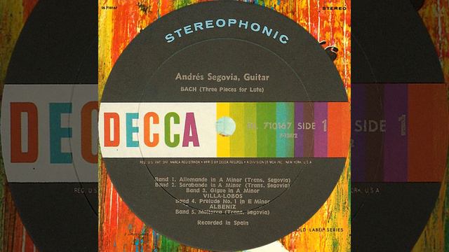 Isaac Albeniz: Mallorca (Barcarolle) op.202 (1890) Andres Segovia, guitar смотреть онлайн