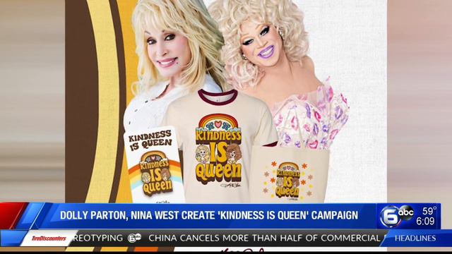 Dolly Parton and Nina West create 'Kindness is Queen' campaign смотреть онлайн