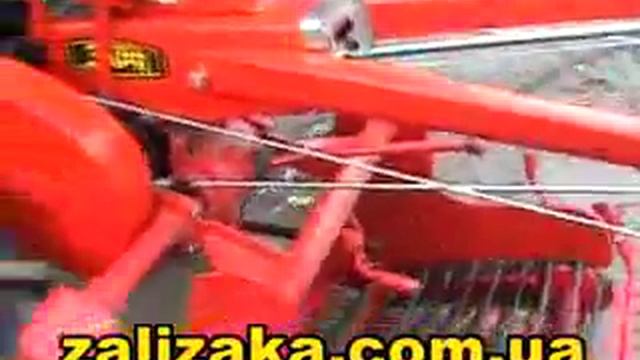 Картофелекопалка для мотоблока транспортерная 'Заря' смотреть онлайн