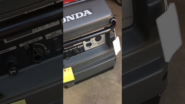 Honda EU3000is Inverter Generator Initial Startup.
