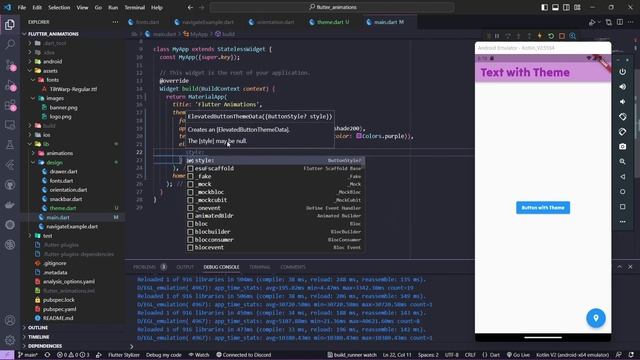 Flutter Theme && Theme Data | Flutter Design Tutorial #5 смотреть онлайн