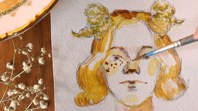 РИСУЮ ПОРТРЕТЫ ПОДПИСЧИКОВ акварелью в образе лесных существ