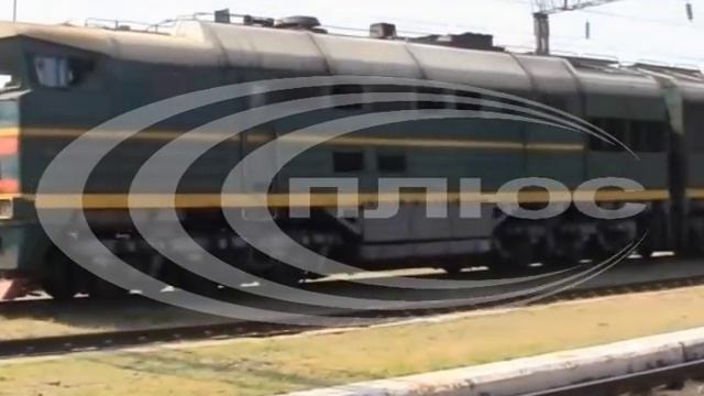 Поезд Интерсити снова проходит станцию Славянск смотреть онлайн