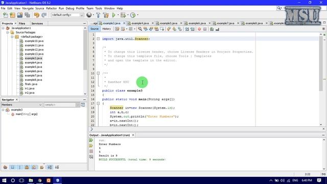 Java Class 1 - Addition of Two Numbers - Using Netbeans IDE смотреть онлайн