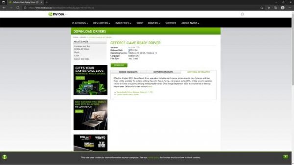 GEFORCE GAME READY DRIVER Version:511.79  WHQL NVIDIA NEW DRIVER CAME OUT