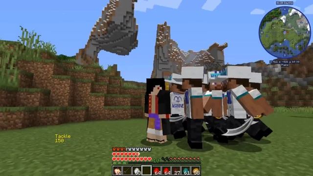 NEW ONE PIECE MOD! LEVEL SYSTEM, HAKI, SKILLS, BOSSES &amp; MORE! Minecraft Mine Piece Mod Review