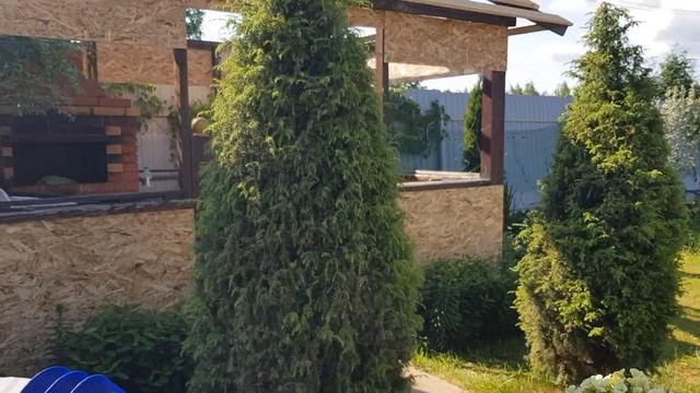 Беседка для отдыха. Зона барбекю для загородного долма. смотреть онлайн