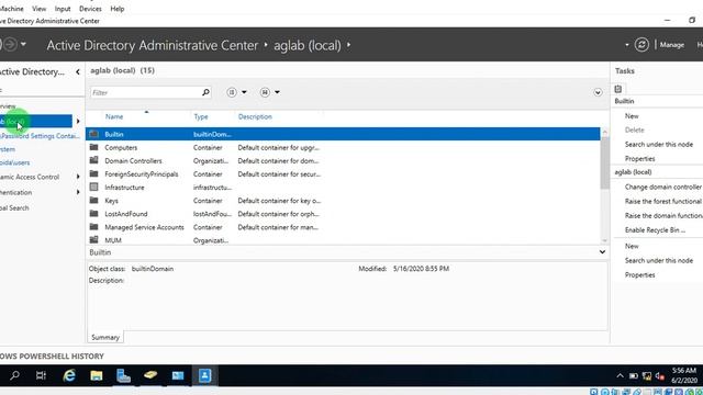 18. How to enable Active Directory Recycle Bin | MCSA Training 2019 смотреть онлайн