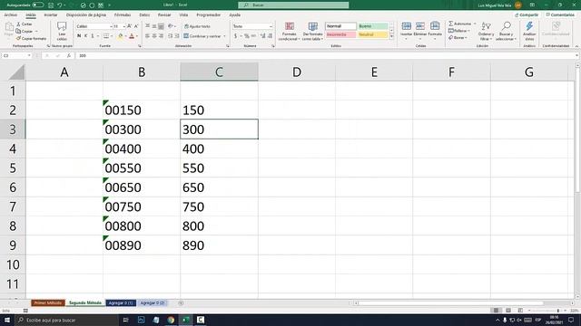Cómo quitar o poner ceros a la izquierda en Excel смотреть онлайн