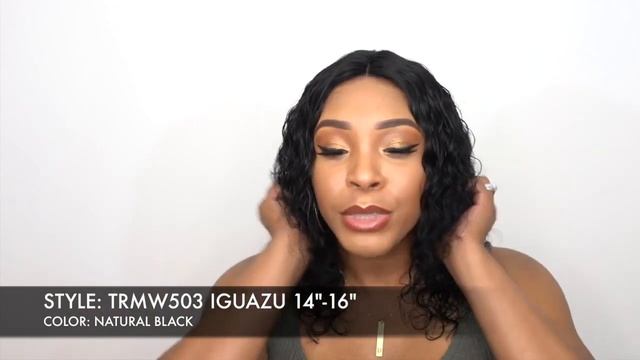 Mane Concept Trill 100% Virgin Remy Hair Wet & Wavy Lace Wig - TRMW501 IGUAZU 14-16 --/WIGTYPES.COM смотреть онлайн