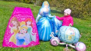 Настя как Золушка - Видео для детей про принцесс