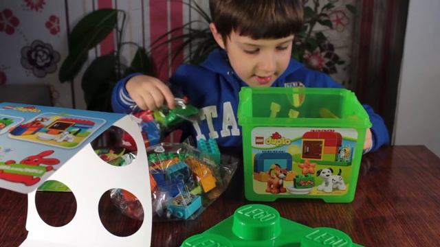 LEGO DUPLO 10570. Лучшие друзья кот и пёс. смотреть онлайн