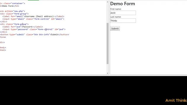 Bootstrap Forms смотреть онлайн