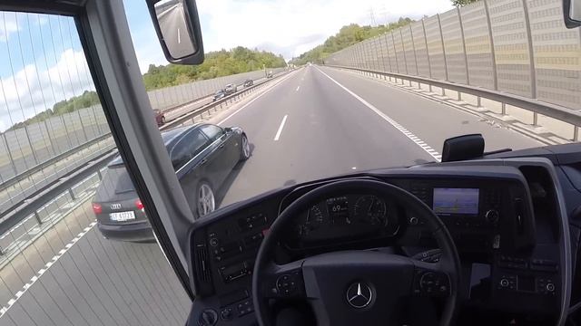2018 Mercedes BUS DRIVE POV (Highway Drive) PART 1