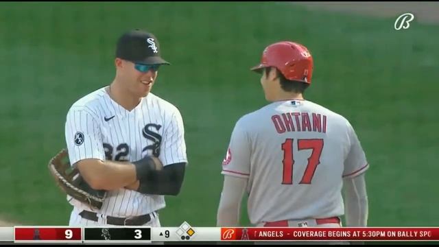 Ohtani Hit by Pitch - White Sox Pitcher and Manager Ejected - 9/16/2021 смотреть онлайн
