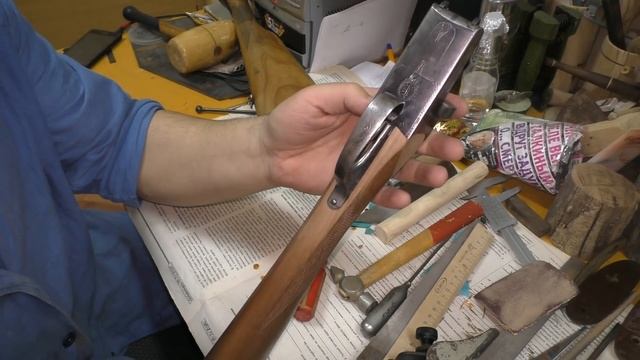 Подгонка приклада и цевья на ружье ИЖ-58 смотреть онлайн