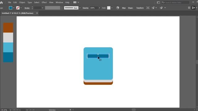 How to make Notepad icon in Adobe Illustrator смотреть онлайн