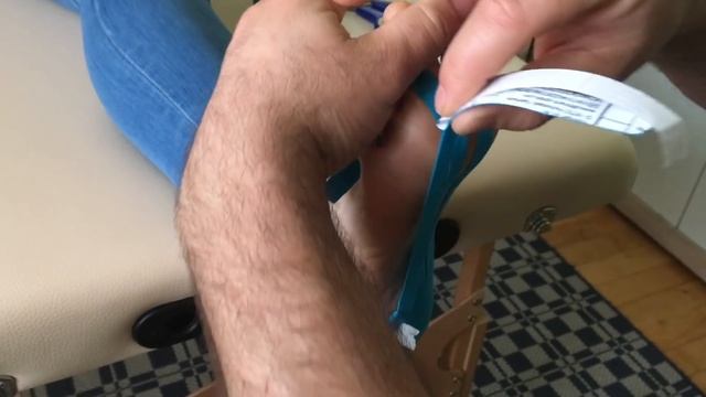 How To Apply Kinesiology Tape For Morton's Neuroma