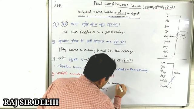 Past Continuous Tense !! Subject + Was/Were +V1 + Ing + Object !! BEST SPOKEN ENGLISH !! смотреть онлайн