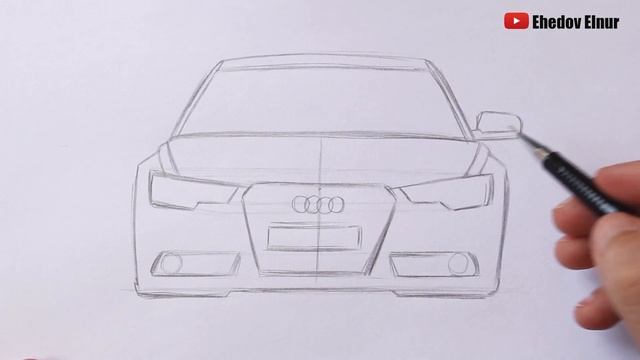 Как нарисовать машину Audi смотреть онлайн