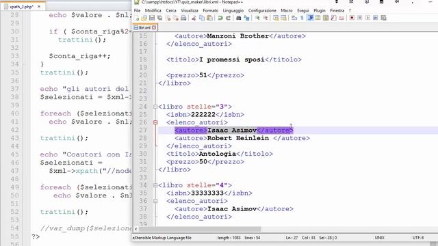 PHP 5.5 ITA 83: XML e XPATH / 2 смотреть онлайн
