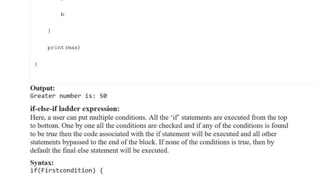 Kotlin | If Else Expression смотреть онлайн