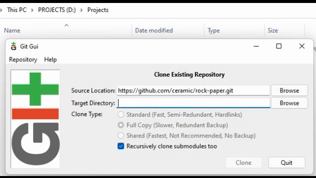 Git Download And Clone Existing Repo смотреть онлайн