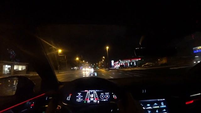 2023 AUDI RS7 PERFORMANCE (630HP) NIGHT POV DRIVE Onboard (60FPS)