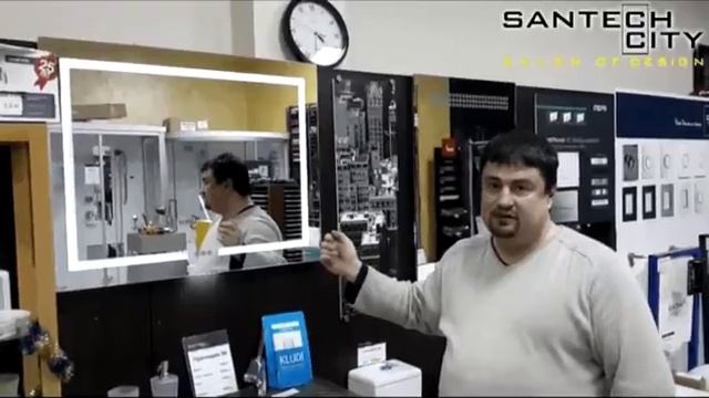 Бесконтактные зеркала с подсветкой для ванной комнаты (фотодатчик) купить в Челябинске смотреть онлайн