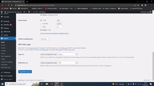 WordPress WP - Admin Giriş Yolu Değiştirme - [ URL Değiştirme ] смотреть онлайн