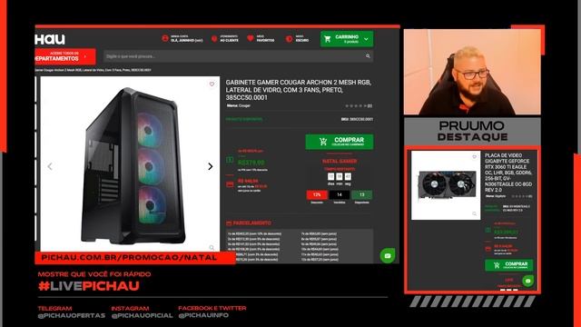 ? NATAL GAMER PICHAU ? DESCONTO e SORTEIO ? AO VIVO 16/12 15:00h смотреть онлайн