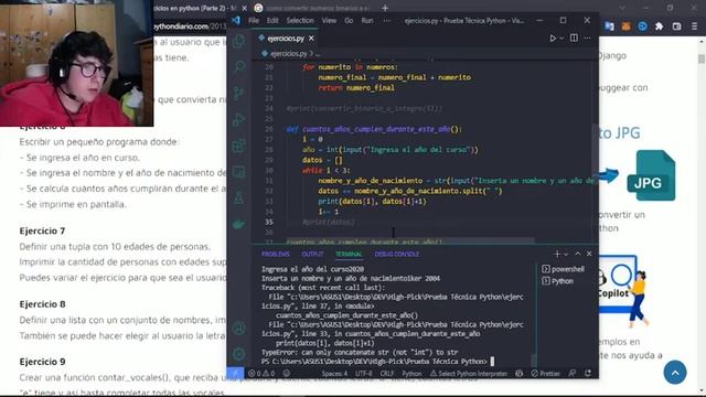 Resuelvo PRUEBA TÉCNICA de PYTHON para PUESTO de trabajo смотреть онлайн