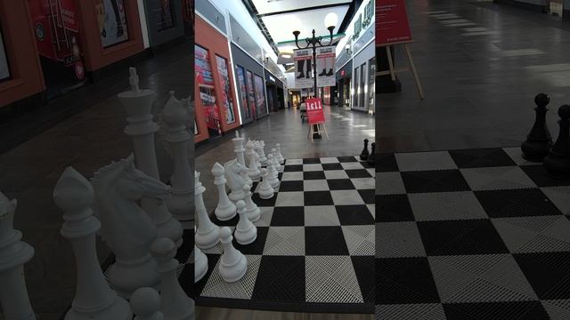 Гигантские шахматы. Развлечение в торговом центре Екатеринбурга смотреть онлайн