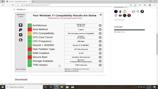 How To See If Windows 10 Computer Can Upgrade To Windows 11 [Tutorial] смотреть онлайн