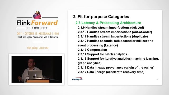 Flink Forward 2015: Slim Baltagi – Flink and Spark Similarities and Differences смотреть онлайн