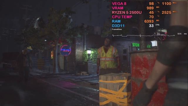 Resident Evil 3 Demo - Vega 8 1gb - Ryzen 5 2500U - 720p - 768p - Benchmark PC смотреть онлайн