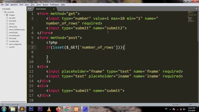 Insert data into multiple rows in database using array in php - implode function and foreach смотреть онлайн