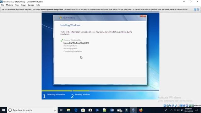 HOW TO TUTORIAL INSTALL OS WINDOWS 7 32-BIT IN VIRTUAL BOX смотреть онлайн