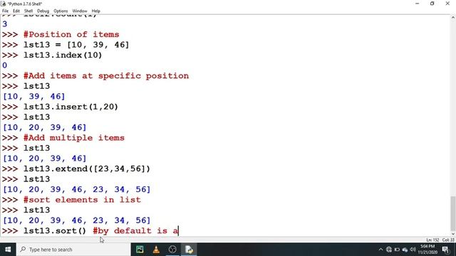 List in Python смотреть онлайн