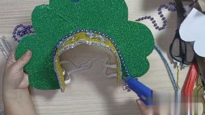 Кокошник из фоамирана! Christmas diy.