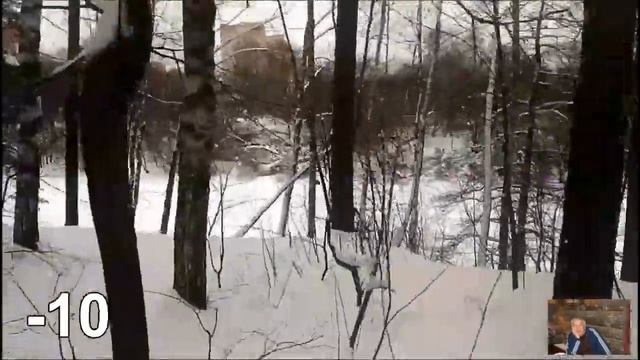 Уборка снега у гаража-мастерской после 2-х дней снегопада в Москве и области смотреть онлайн