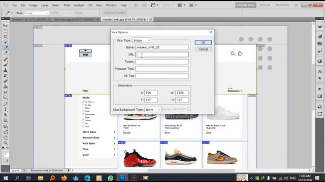 Photoshop tutorial Bangla : How to use slice tool смотреть онлайн