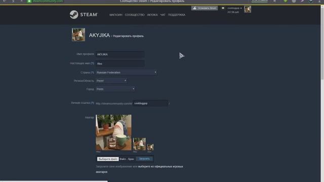 Фишки стим | Steam Profile смотреть онлайн