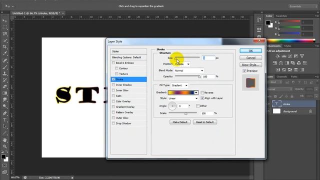 How to use stroke on photoshop Cs6 смотреть онлайн