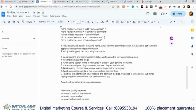 Directory submission | Off page SEO Tutorial in Tamil | Digital Marketing Course 100% placement смотреть онлайн
