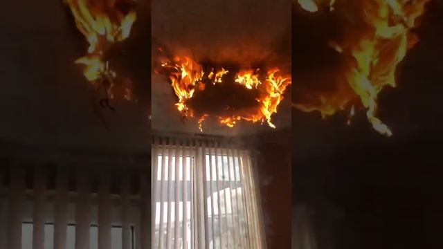 Как горят натяжные потолки смотреть онлайн